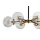 preview thumbnail 6 of 34, Maura 6-Light 28" Brass Cluster Pendant, by JONATHAN Y