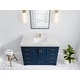 preview thumbnail 39 of 161, Willow Collection 48 in W x 22 in D x 36 in H Boston Single Bowl Sink Bathroom Vanity with Countertop