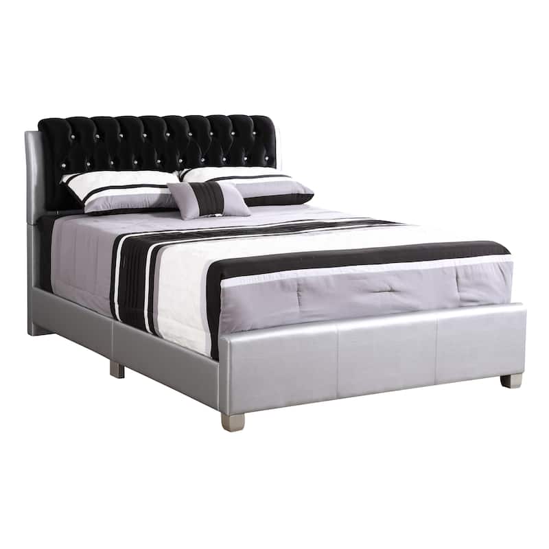 Modern Silver King Size Bed Frame for Elegant Bedroom Decor