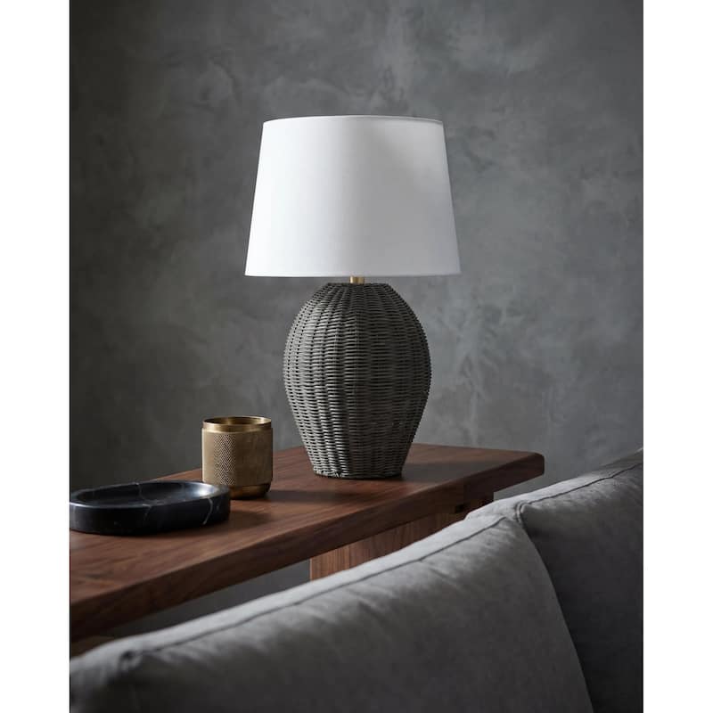 Livabliss Jacaranda Global Accent Floor Lamp - 24"H x 14"W x 14"D