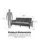 preview thumbnail 20 of 41, The Novogratz Upholstered Cassidy Futon Convertible Couch