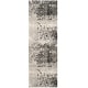 preview thumbnail 11 of 14, SAFAVIEH Retro Elidona Distressed Modern Abstract Rug 2'3" x 11' Runner - Light Grey/Grey - Runner