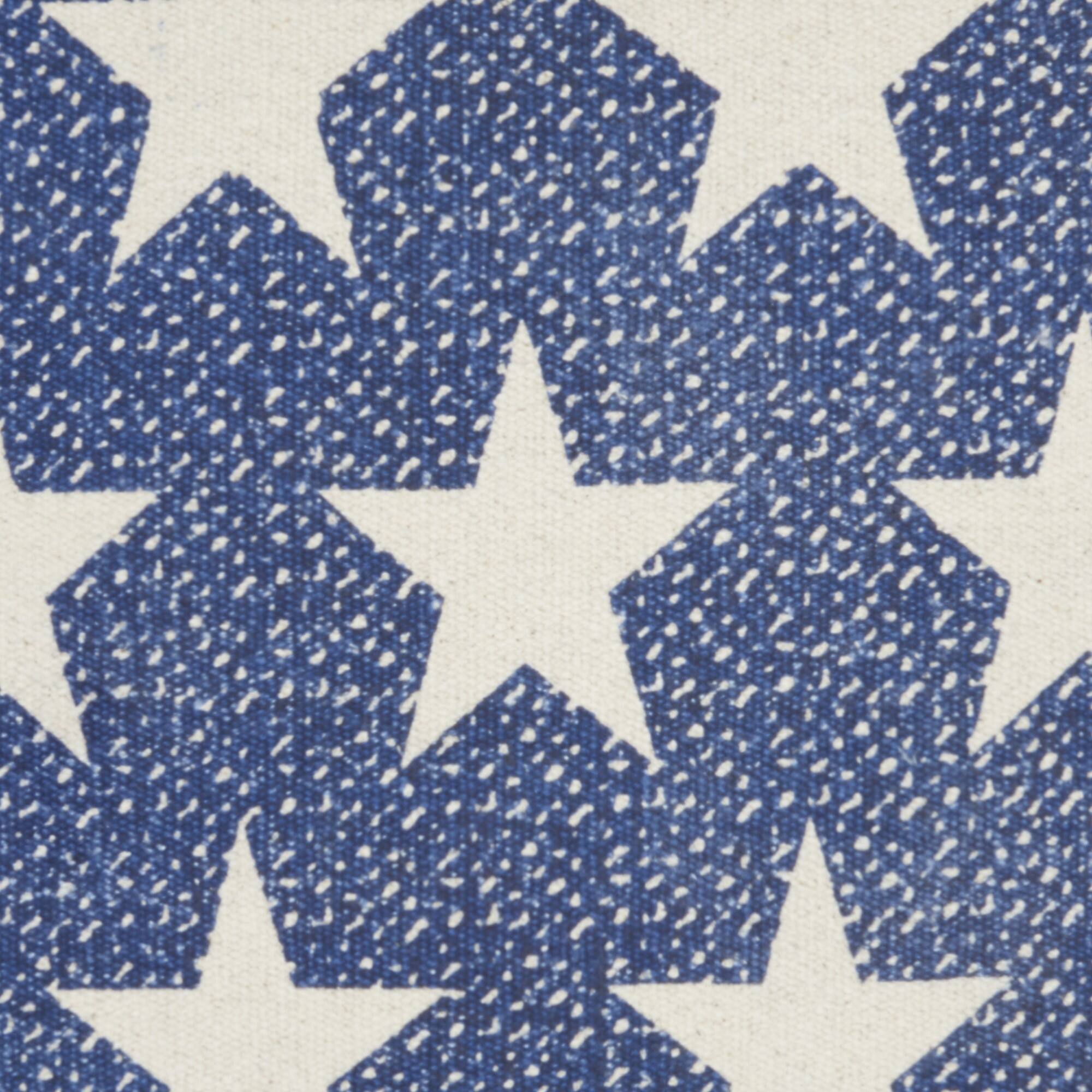 Navy Blue and Ivory Stars Throw Pillow Bed Bath & Beyond 39555628