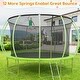 preview thumbnail 15 of 16, 16FT Trampoline, Recreational Trampolines with Enclosure Net and Ladder