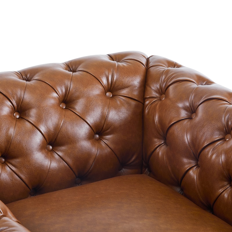 Wiers Chesterfield Swivel Tufted Club Chair by Christopher Knight Home