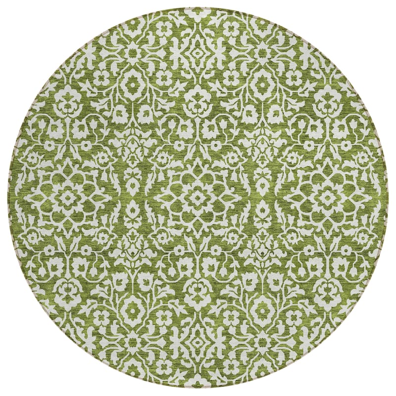 Machine Washable Indoor/ Outdoor Chantille Traditional Farmhouse Rug
