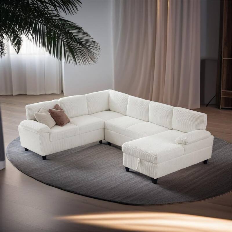 Oversized Modular Storage Sectional Sofa Couch