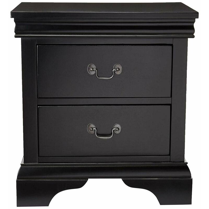 Contemporary Bedroom Furniture 2drawers Nightstand, Made of Pine Wood