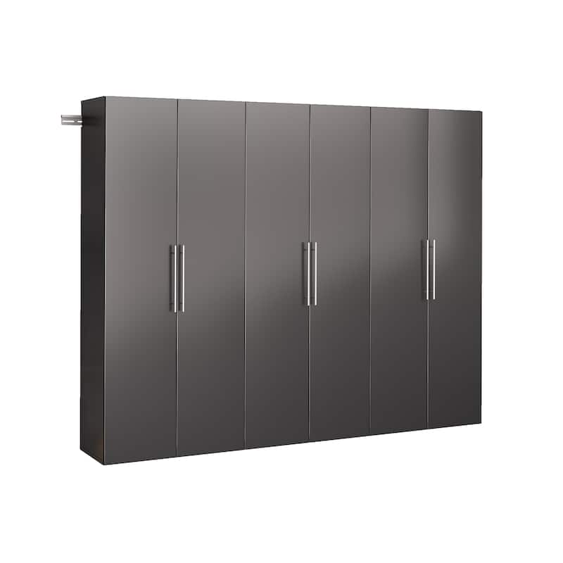 Prepac HangUps 90" Storage Cabinet Set D - 3pc - 90" W x 72" H x 16" D
