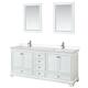 Option White / Carrara Cultured Marble Top / Polished