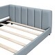 preview thumbnail 8 of 12, Queen Size & Twin XL Size Upholstered Platform Bed