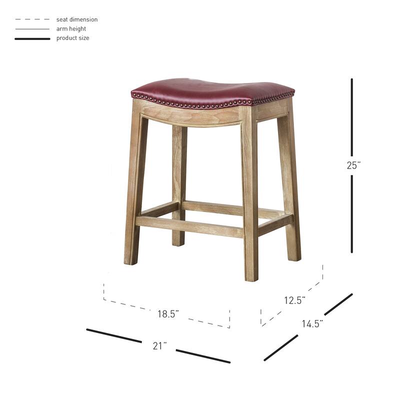 NPD Furniture Elmo Bonded Leather Counter Stool