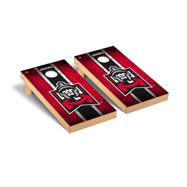 slide 2 of 5, East Stroudsburg Warriors Vintage Cornhole Board Set