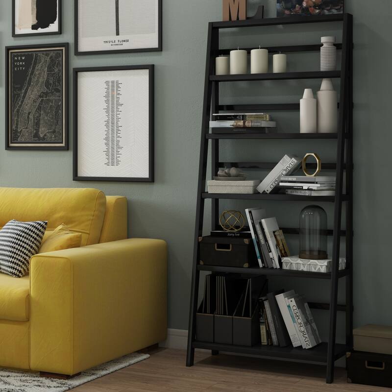 WYNDENHALL Normandy SOLID WOOD 72 inch x 30 inch Transitional Bookcase