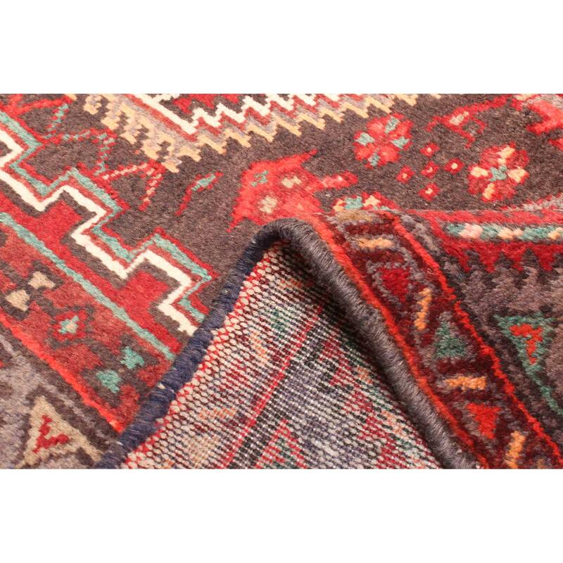 ECARPETGALLERY Hand-knotted Andelz Dark Grey Wool Rug - 4'0 x 6'8