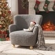 preview thumbnail 13 of 28, Costway Sherpa Kids Sofa with Solid Rubber Wood Legs for Boys & Girls - See Details