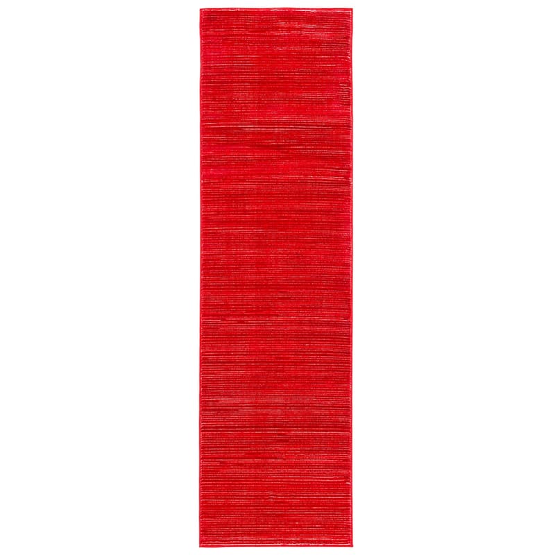 SAFAVIEH Vision Sunanda Modern Ombre Tonal Rug - 2'2" x 8' Runner - Red