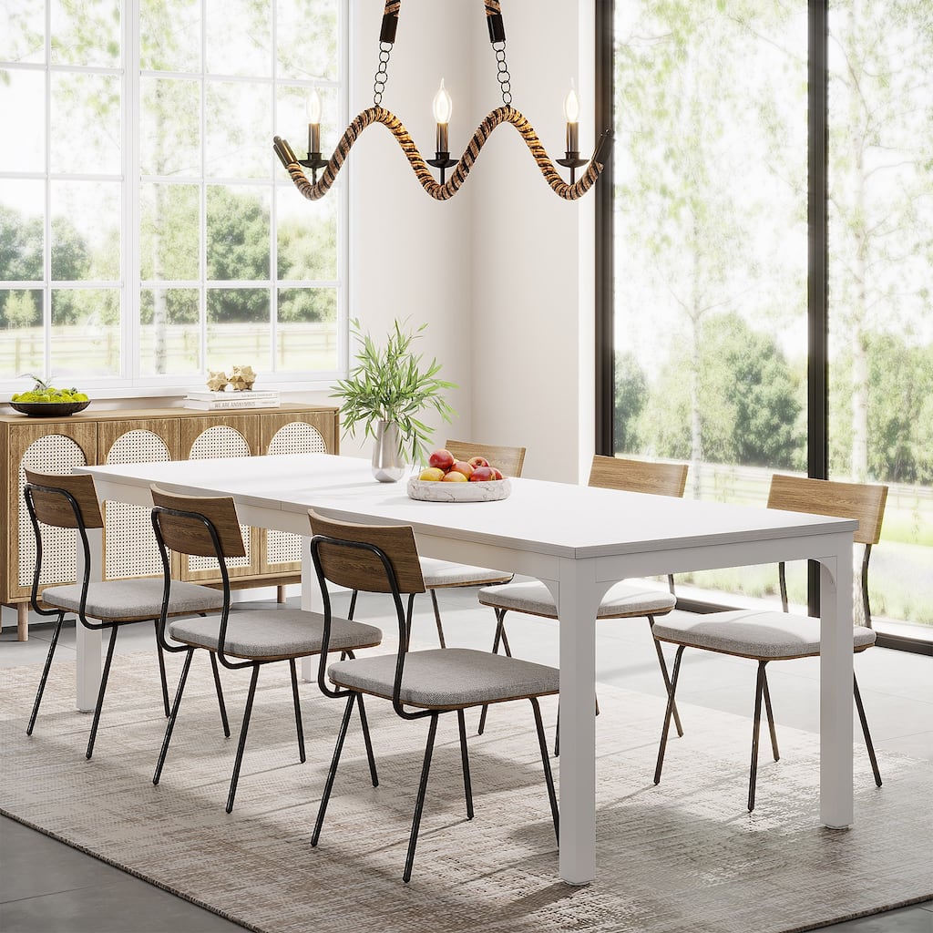 78.7-inch Long Kitchen Dining Table for 6-8