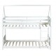 preview thumbnail 19 of 18, Twin Over Twin House Floor Bunk Bed with Headboards, Footboards and Guardrails, Ladder