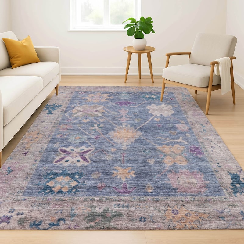 Premium Washable Super Soft Traditional Kashmir Mayfield Rug