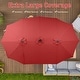 preview thumbnail 4 of 7, 15ft Patio Umbrella Outdoor Market Umbrella with Base and LED Lights