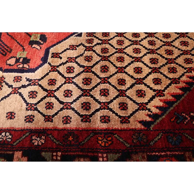 ECARPETGALLERY Hand-knotted Anatolian Vintage Tan Wool Rug - 4'0 x 8'9