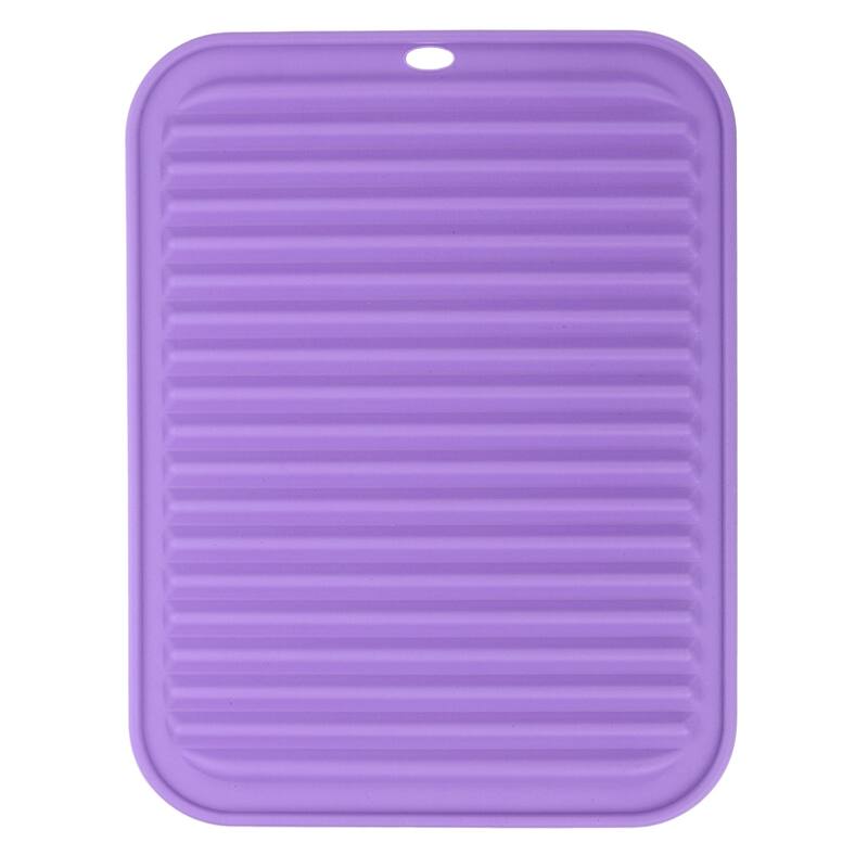 Silicone Dish Drying Mat, 9"x12" Trivets for Hot Pots and Pans