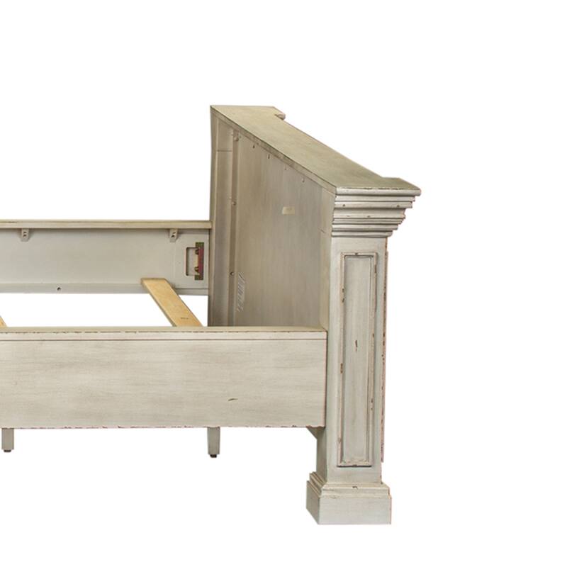 Big Valley Whitestone Distressed King California Panel Bed