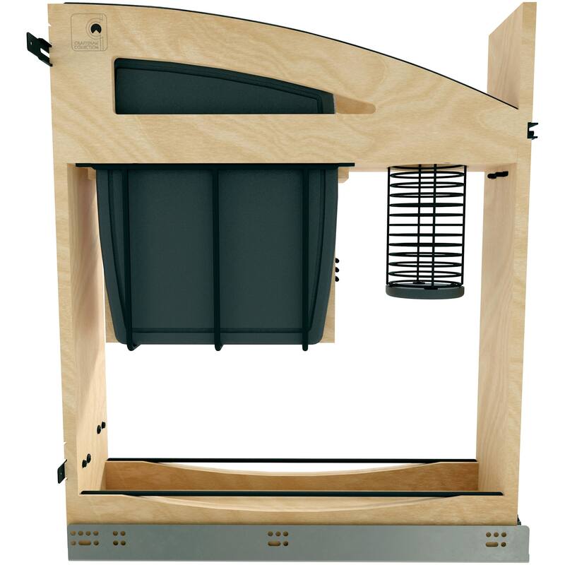 Rev-A-Shelf 448KBCC-BCSC-5 Craftsman 5-15/16" Wide Solid Maple Slide