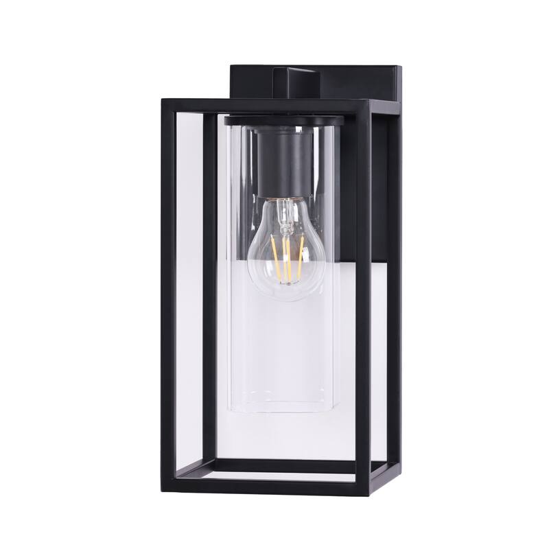 Outdoor Wall Sconce with Clear Glass