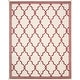 preview thumbnail 20 of 192, SAFAVIEH Amherst Norma Modern Rug 8' x 10' - Ivory/Red - Rectangle