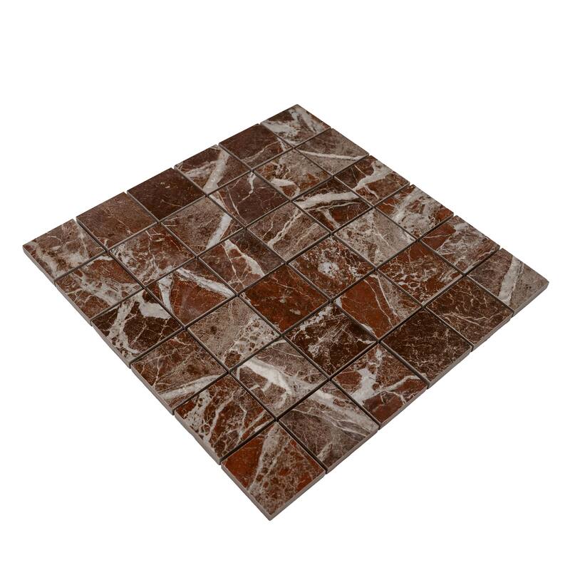 Regalia 12x12 in. Matte Gres Porcelain Uniform Square Mosaic Wall and Floor Tile (5.82 sq ft/case, 6-Pack)