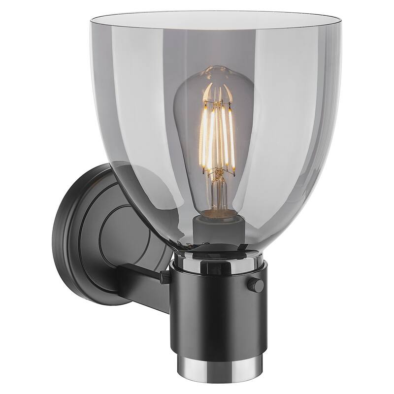 Innovations Lighting 464-1W-G464D-7SM Lawton Bell 9" Tall Bathroom