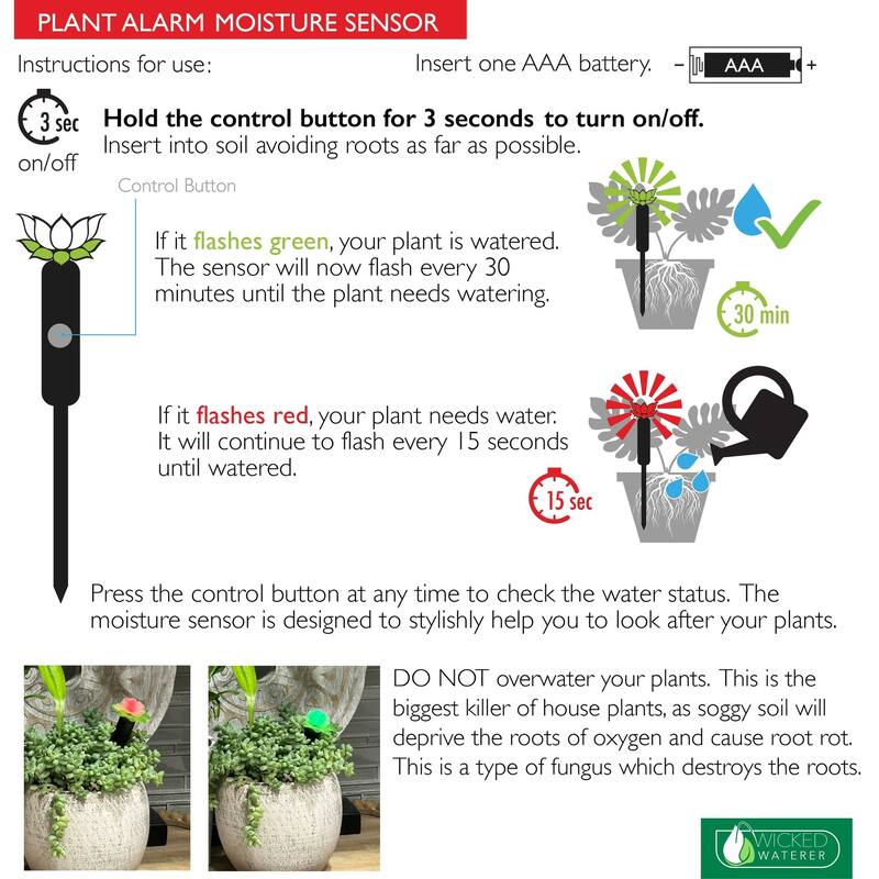 Alberta Fashion Brown Indoor Ceramic Plant Pot Kit with Soil Tools and Moisture Meter - 5.9" & 4.7" Dia