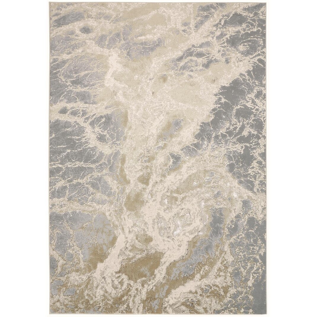 Soqu Abstract Area Rug By HomeRoots - 9' x 12'