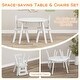 preview thumbnail 35 of 45, Costway Kids Wooden Round Table & 2 Chair Set w/ Center Mesh Storage - See Details