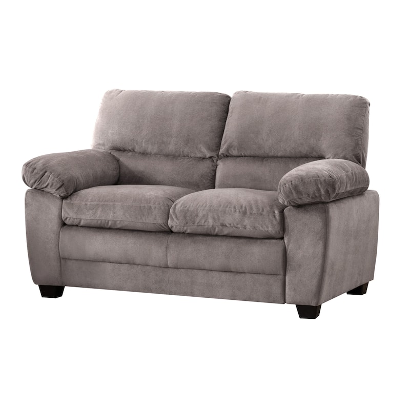 Contemporary Pillow Top Upholstered Living Room Sofa Set