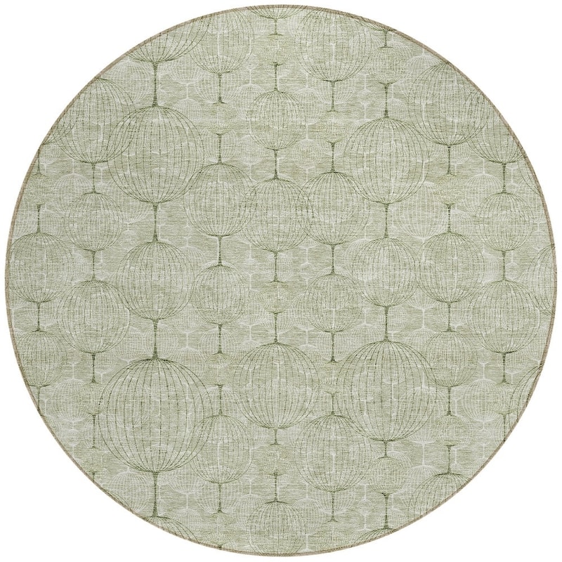 HomeRoots Geometric Transitional Rectangle Outdoor Rug