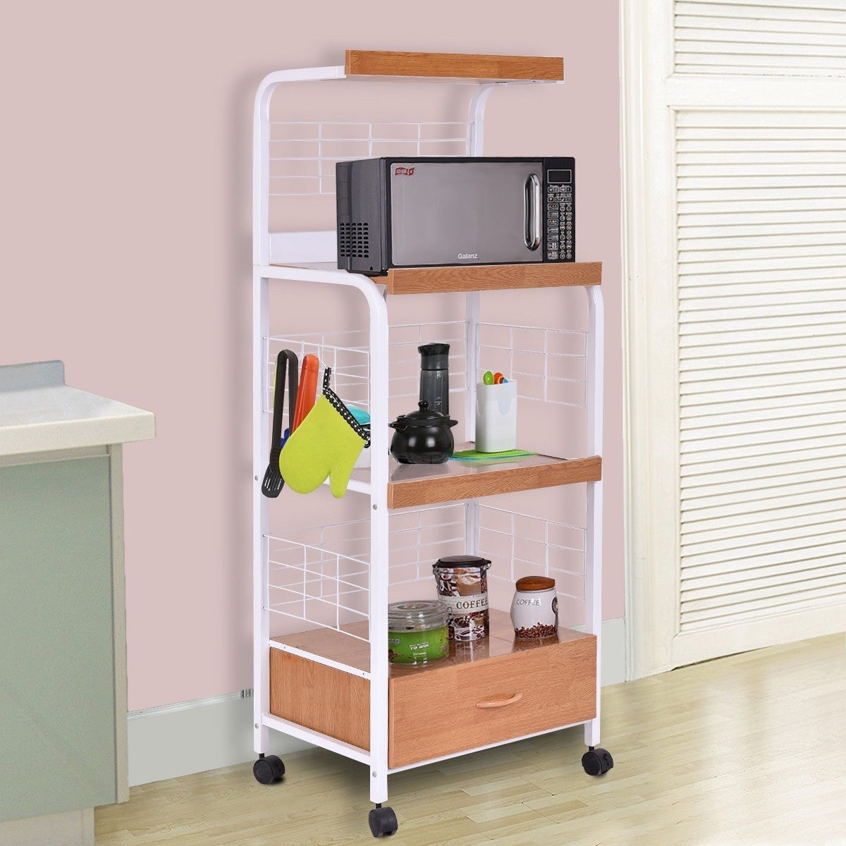 kitchen microwave cart ikea