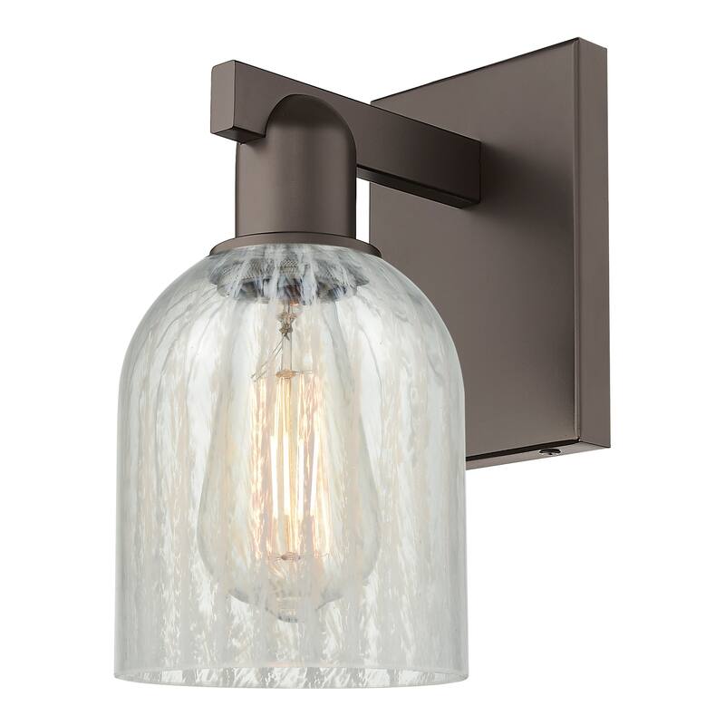 Innovations Lighting 716-1W-11-5 Caledonia Sconce Caledonia 11" Tall - Oil Rubbed Bronze / Mouchette