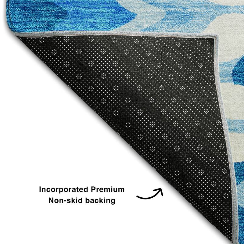 Premium Washable Super Soft Abstract Stripes Mayfield Rug