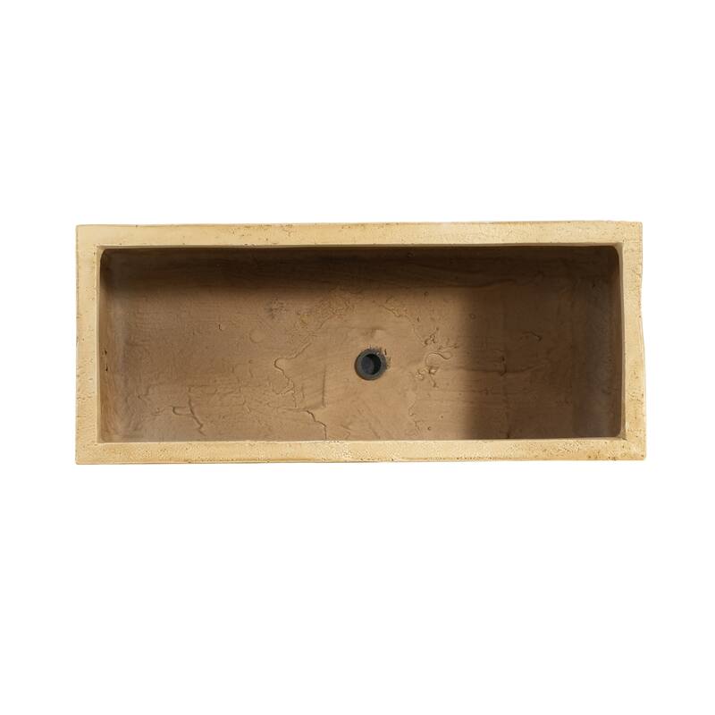 Outdoor & Indoor Durable Planter Box with Drainage System Rubber Plug
