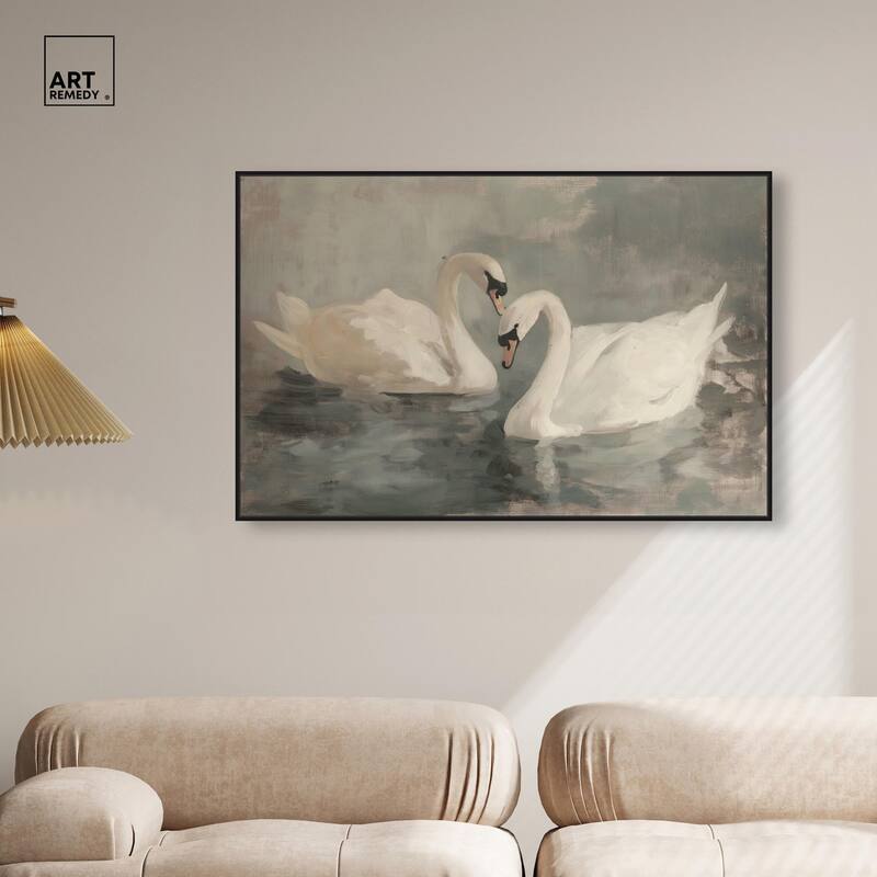 Ivory Idyllic Canvas by Art Remedy