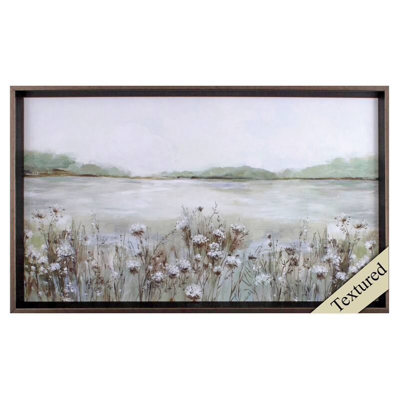 Propac Images Secret Lake I Textured Wall Art - Green - 18X31X2