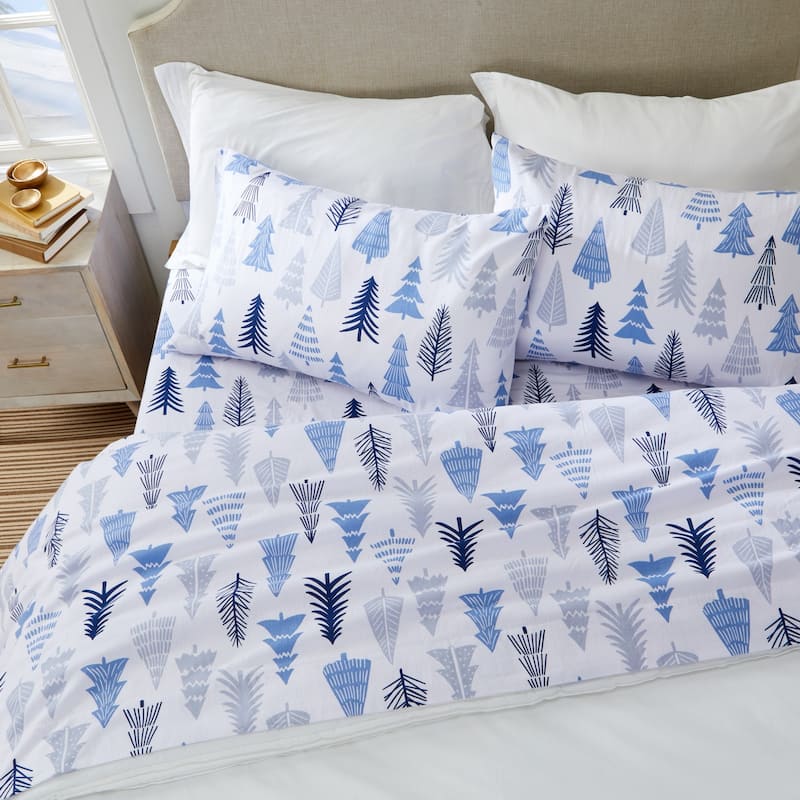 Market & Place Cotton Flannel Novelty Printed Sheet Set