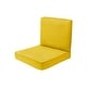 preview thumbnail 98 of 114, Haven Way Universal Outdoor Deep Seat Lounge Chair Cushion Set 23x26 - Buttercup