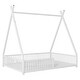 preview thumbnail 13 of 38, Metal house triangular structure platform bed