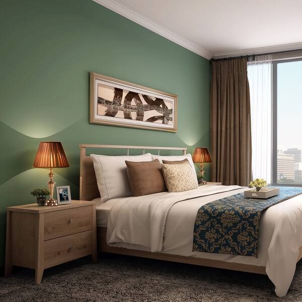 Costway 13 Antique Br Bedside Table Lamp W Led Bulb Bedside Table Lamp W Led Bulb