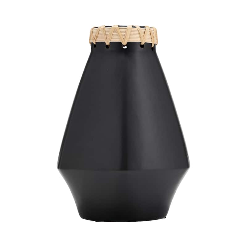 Sagebrook Home Neutral Textured Ceramic Artisan Vase - Timeless Decor Piece