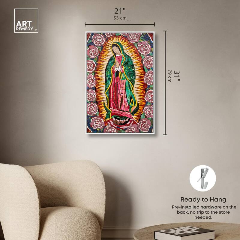 Mother of Mosaic Canvas by Art Remedy